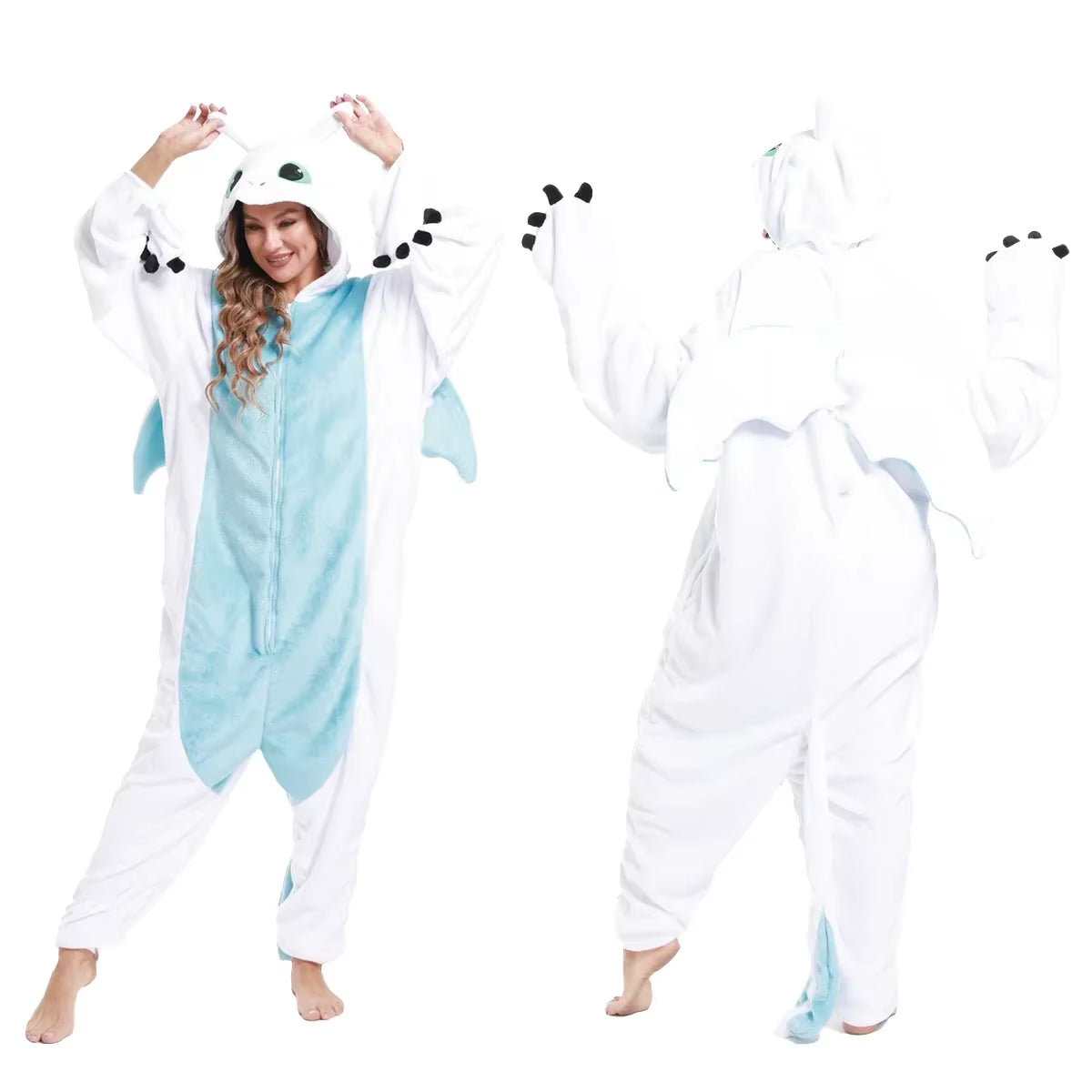 Kigurumi-Pyjama Onesie Krokmou Pour Adulte, Combinaison Onesies Animaux, Comment Fur Ser, Dragon Krokmou, Costume Cosplay